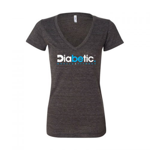 Female Diabetic Muscle and Fitness Tee